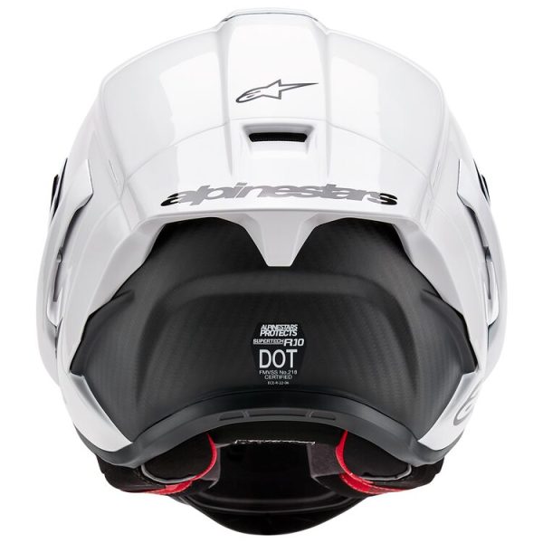 Alpinestars Supertech R10 Carbon Helmet - White - 图片 3