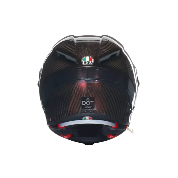 PISTA GP RR MONO RED CARBON - MOTORBIKE FULL FACE HELMET E2206 DOT - 图片 5